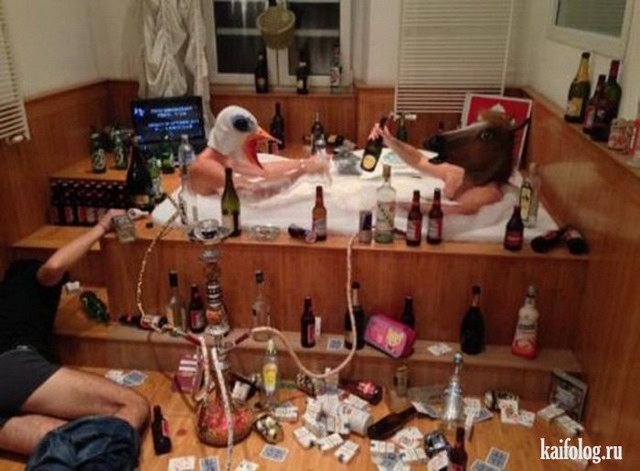 Самые пьяные фото 2014 года (70 фото)