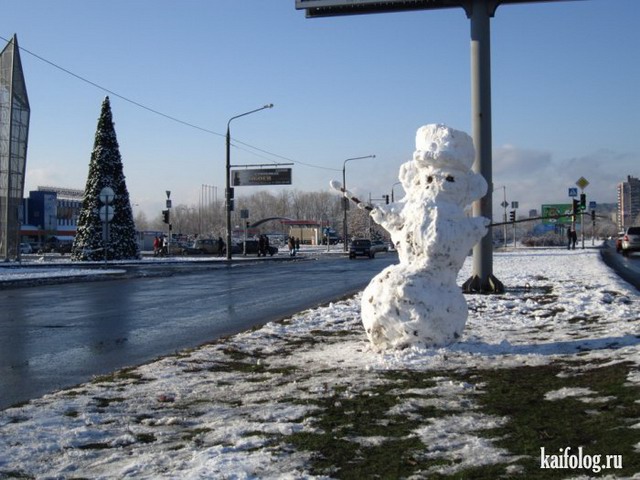 Снеговики (60 фото)