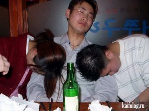 Пьяные корейцы