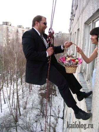 Прикольные свадьбы (29 фото)