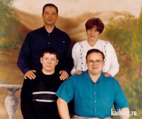 Самые нелепые семейные фото (12 фото)
