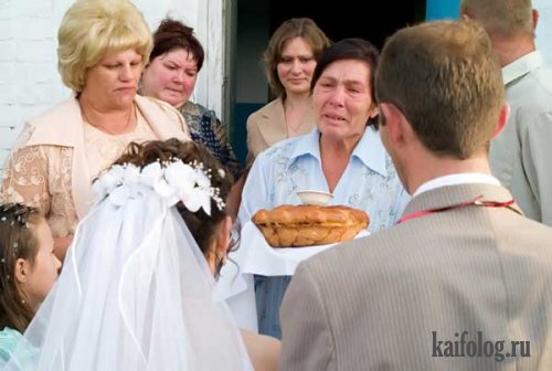 Деревенская свадьба (12 фото)