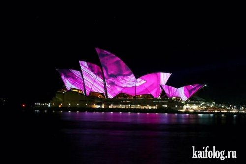 Фестиваль света в Сиднее (15 фото)