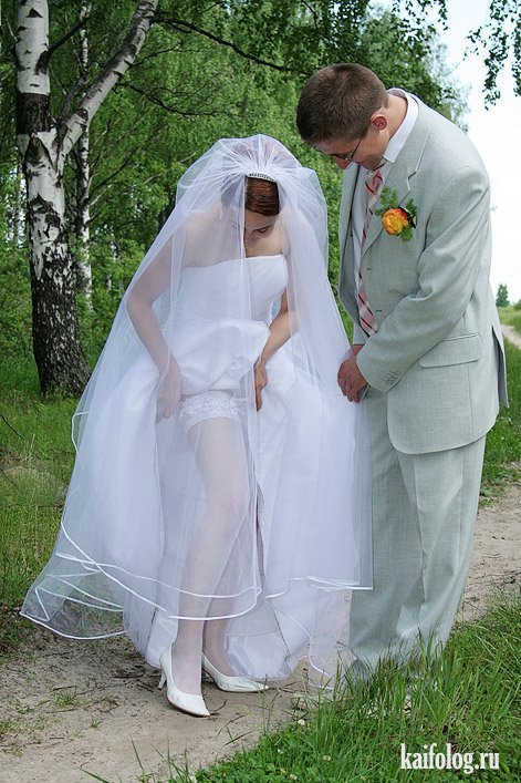 Прикольные свадьбы (37 фото)