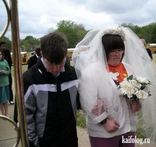 Прикольные свадьбы (43 фото)