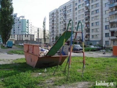 Чисто русские детские дворики (35 фото)