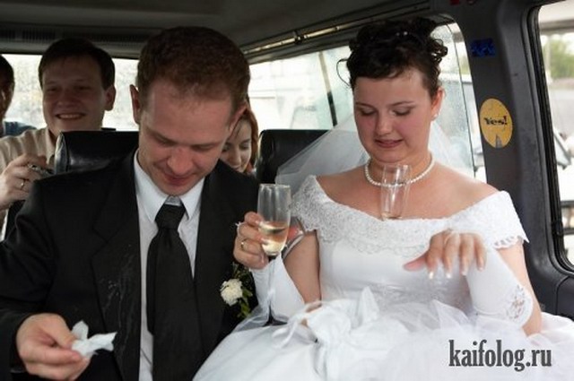 Свадебные приколы (45 фото)