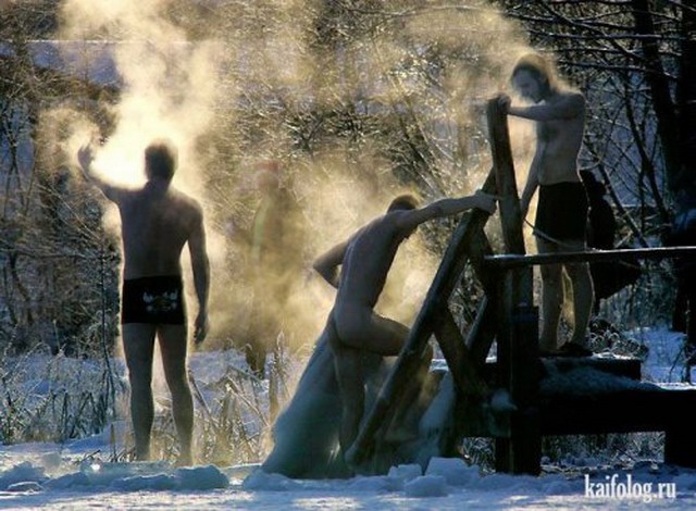 Зимние приколы по-русски (40 фото)