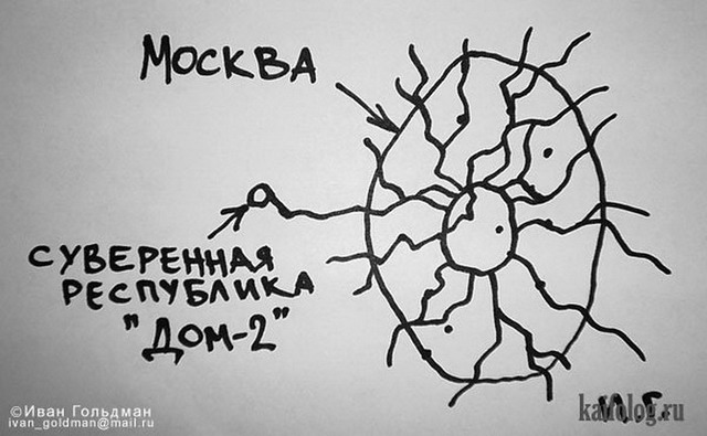 Прикольные карикатуры Ивана Гольдмана (40 картинок)