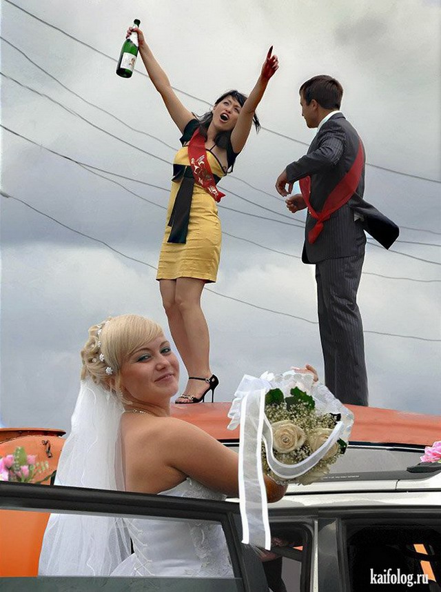 Свадебный балаган (50 фото)