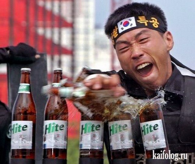 Пьяные корейцы (50 фото + видео)