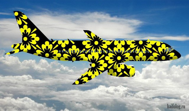 Раскрась самолет аэрофлота (35 фото)