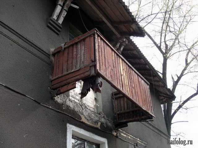 Прикольные балконы (65 фото)