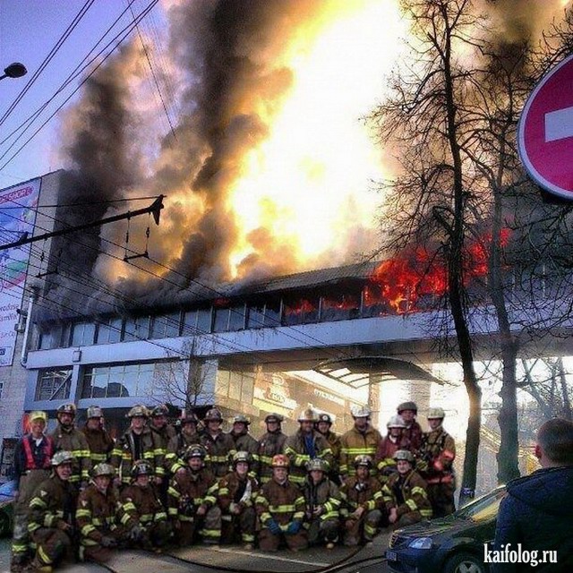 Прикольные пожарники (40 фото)