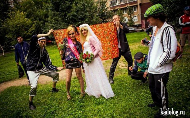 Свадьба в гопическом стиле (35 фото)