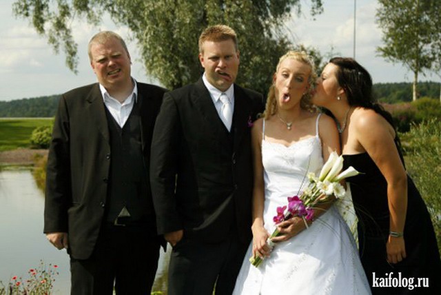 Смешные свадьбы (45 фото)