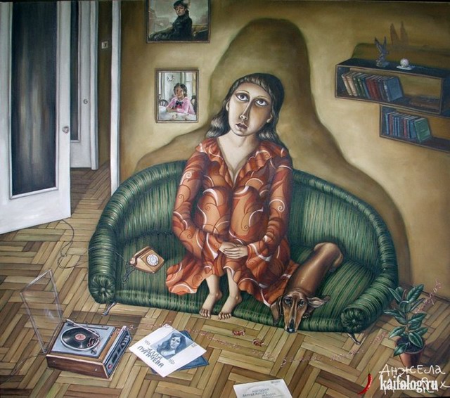 Картины Анжелы Джерих (45 картинок)