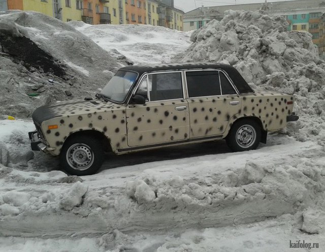 Русские авто приколы (55 фото)