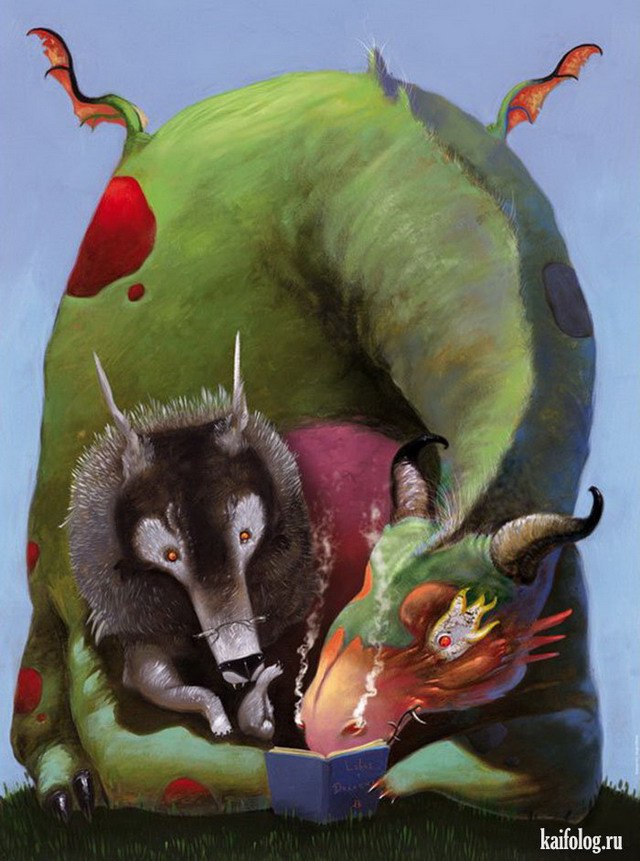 Иллюстрации для детских книжек Роджера Олмоса