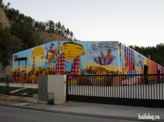 Большие граффити (50 фото)