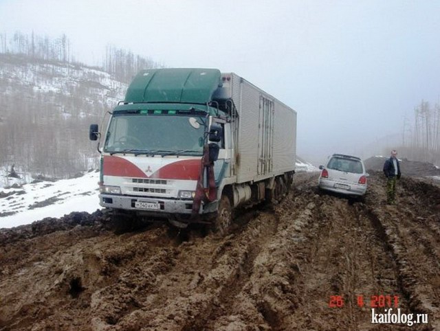 Суровые русские дороги (50 фото)