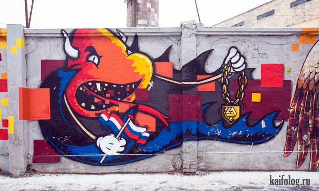 Граффити Санкт-Петербурга (55 фото)