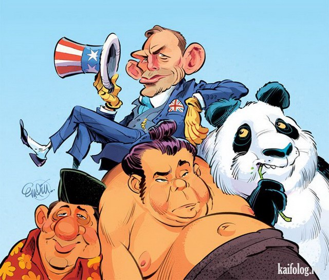 Энтон Эмдин (45 политических карикатур)