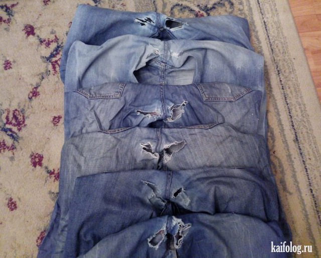 Прикольные джинсы (50 фото)