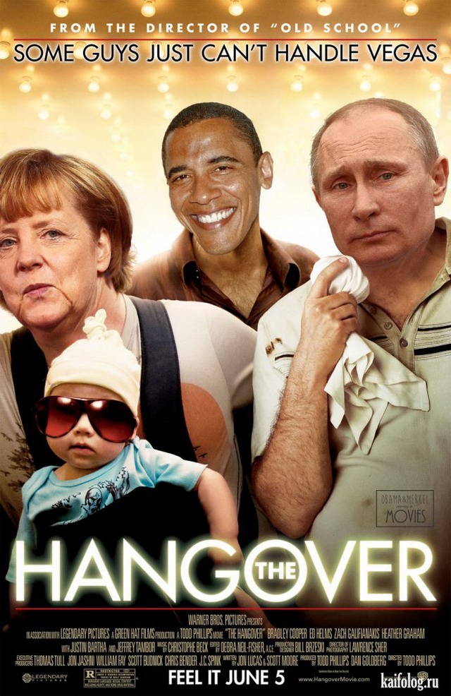 Путин, Обама и Меркель (20 картинок)