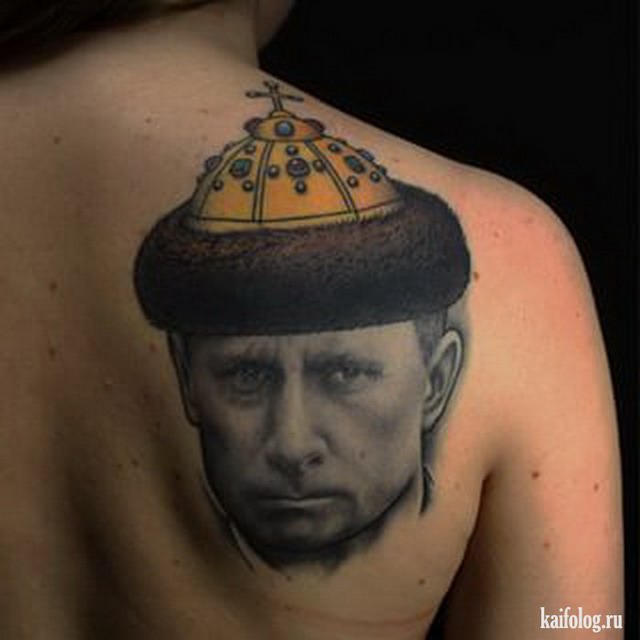 Прикольные русские тату (40 фото)