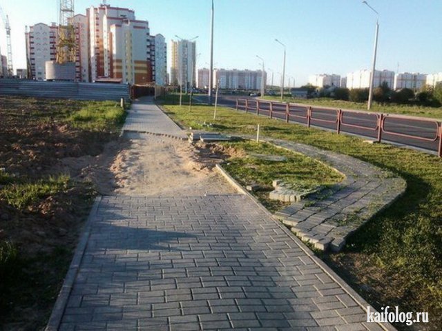 Ремонт дорог по-русски (55 фото)