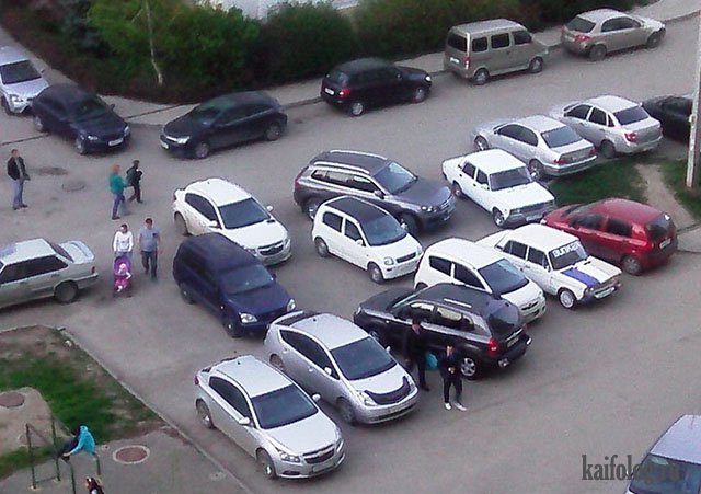 Приколы про парковку (45 фото)