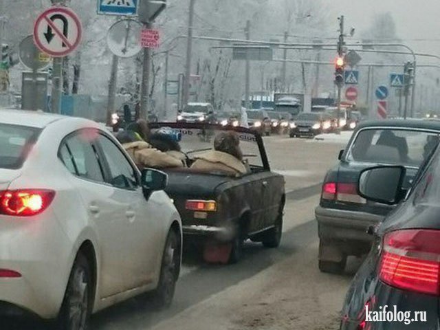 Русские приколы на дорогах (55 фото)