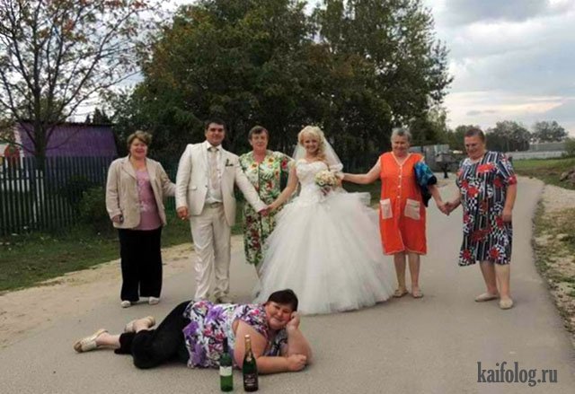 Провинциальные свадьбы (45 фото)