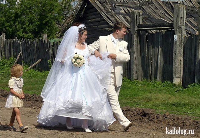 Провинциальные свадьбы (45 фото)