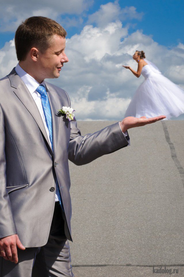 Как испортить свадебное фото (45 примеров)