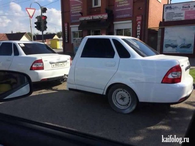 Русские авто приколы (45 фото и видео)