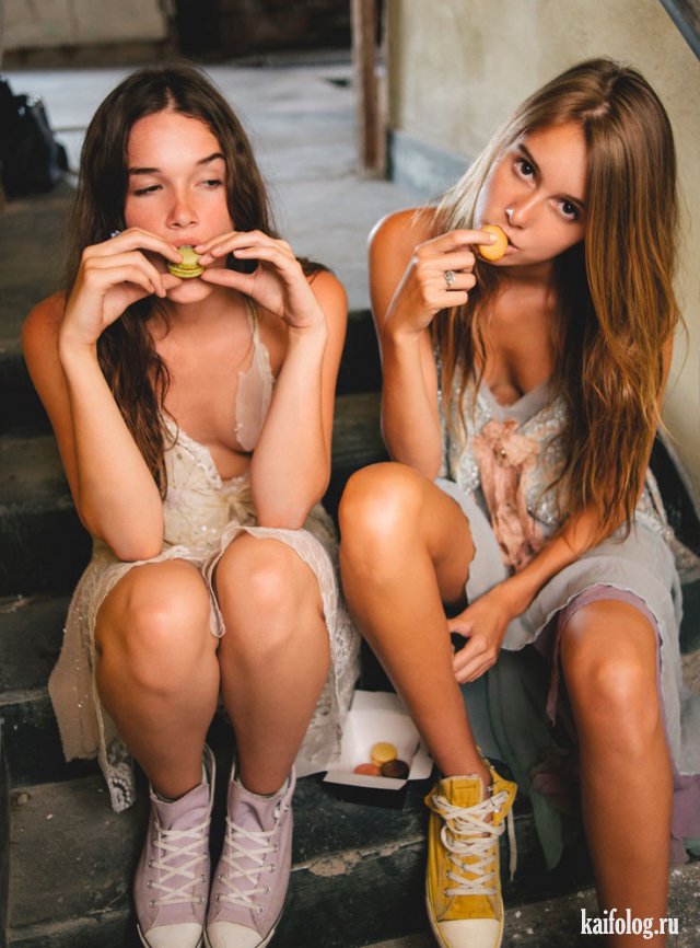 Как девушки едят (50 фото)