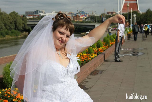 Нелепые свадебные фото (50 фото)