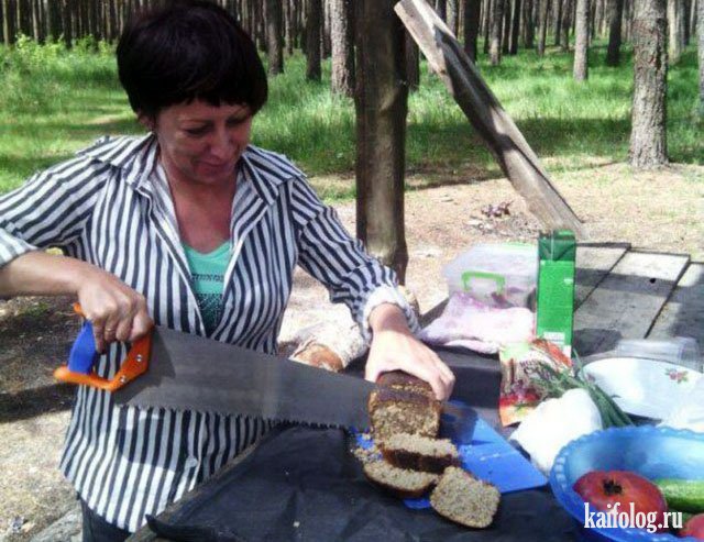 Приколы про еду по-русски (55 фото)