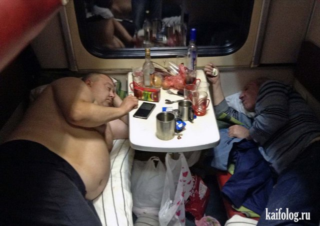 Новые ужасы российских поездов (50 фото)