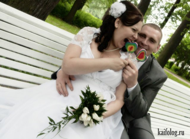 Приколы со свадеб (45 фото)