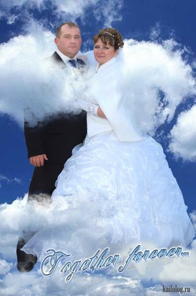 Дебильный свадебный фотошоп (50 приколов)