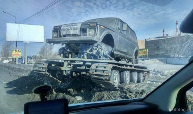 Ужасы российских дорог (50 фотографий)
