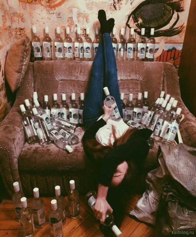 Девушки и алкоголь (40 фото)